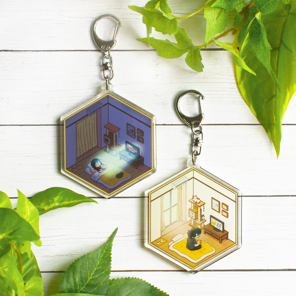 Aizawa's Apartment Keychain *LAST CHANCE* – Shop I Am Luna Sol