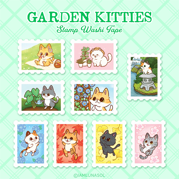 Cat Washi Tape, Emoji Kitty Washi Tape, Cartoon Kitten Washi Tape, Full  Roll - CWWTS-13