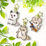 Home Security Critters Keychains