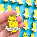 Sourpuss Pin
