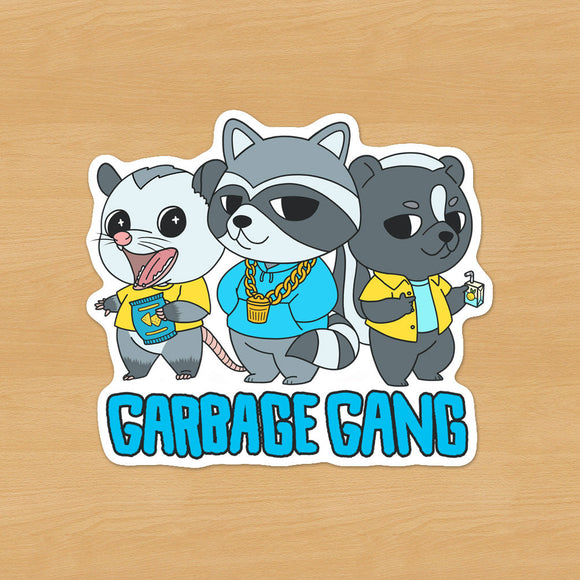 Garbage Gang Sticker