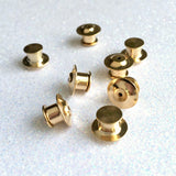 Gold Locking Pin Back