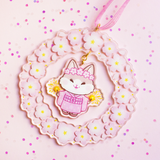 Limited Edition Sakura Festival Kitty Acrylic Decoration