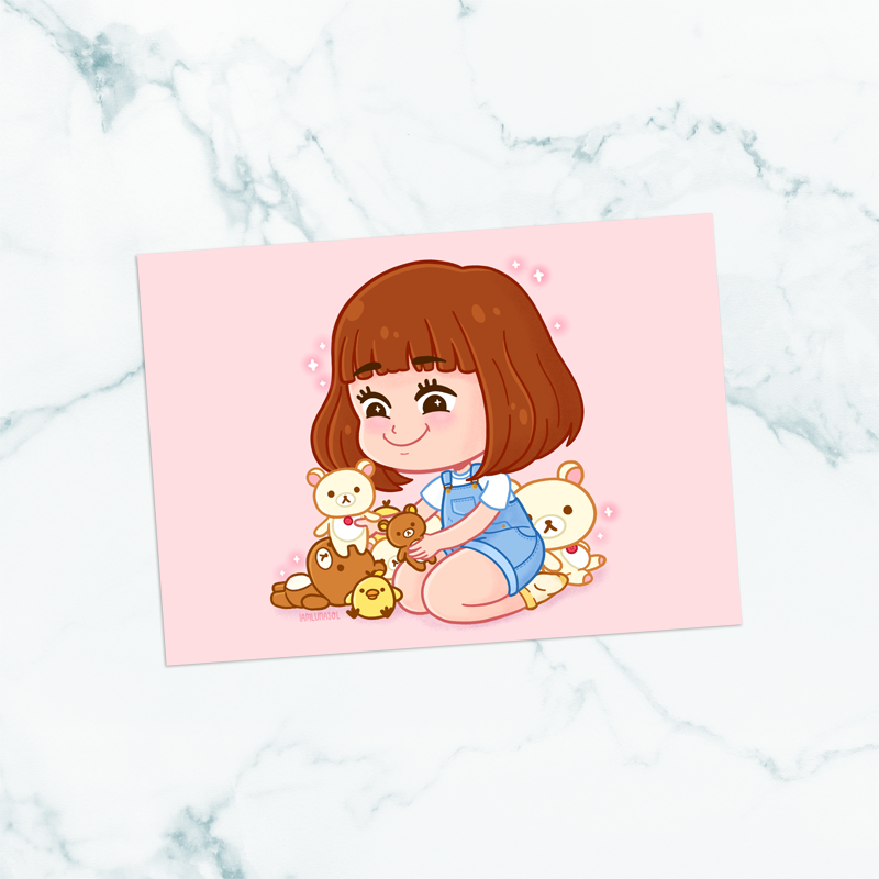 Rilakkuma Fan Mini Print Shop I Am Luna Sol
