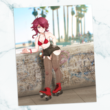 Roller Skate Rosaria Print
