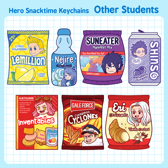 Other Students Snacktime Keychains
