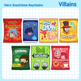 Villains Snacktime Keychains