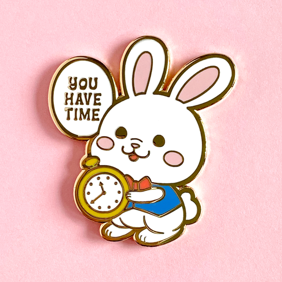 You Have Time Rabbit Pin