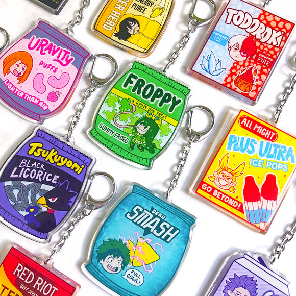 Snacktime Keychains
