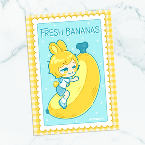 Fresh Bananas Mini Print