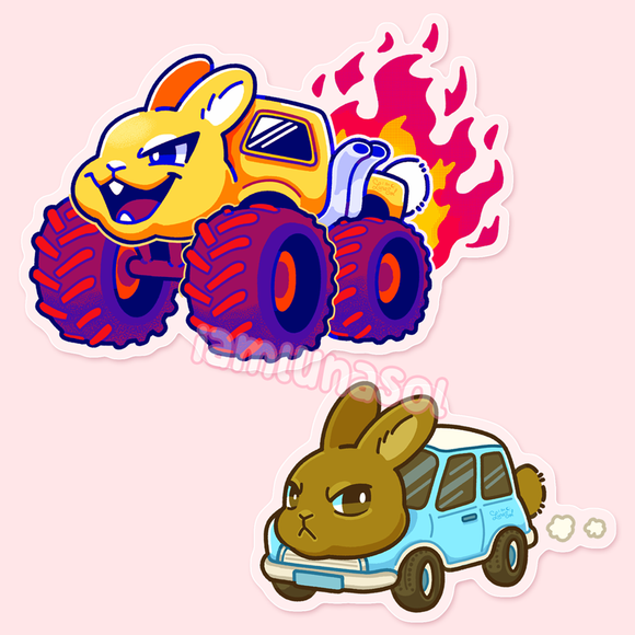 Bunny Vehicle Vinyl Stickers