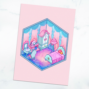 Mermaid Room Mini Print