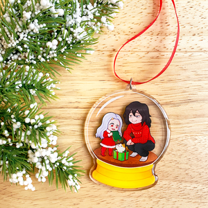 Eri & Aizawa Snow Globe Ornament