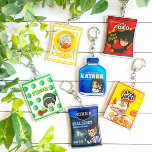 Avatar: The Last Airbender Snacktime Keychains