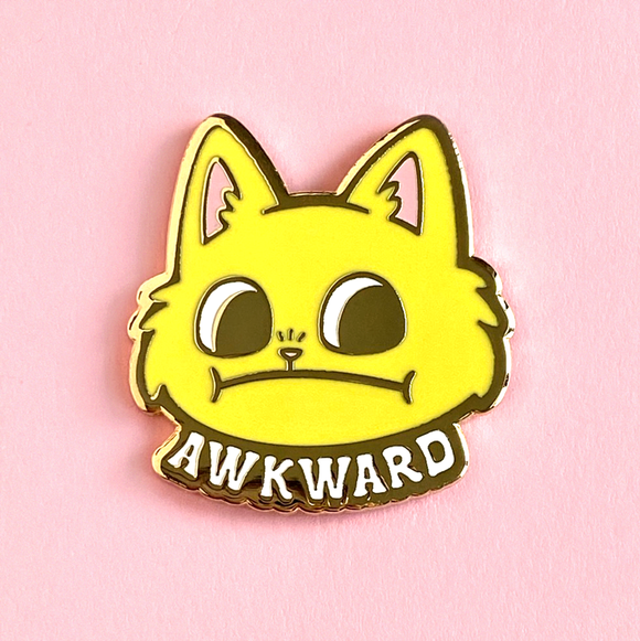 Awkward Cat Pin *LAST CHANCE*
