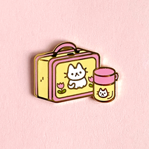 Kitten's Lunchbox Pin (B Grade)