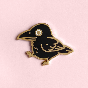 Chubby Crow Pin