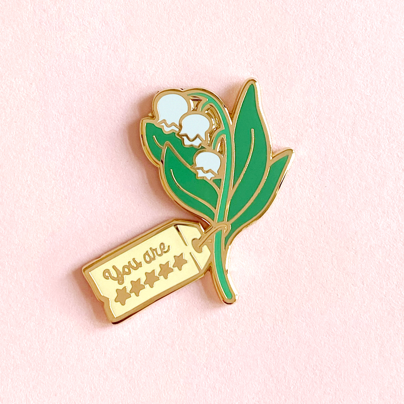 Lily of the Valley Pin – Shop I Am Luna Sol