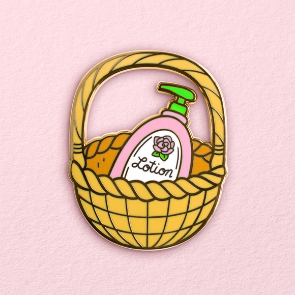 It Puts the Lotion in the Basket Pin Shop I Am Luna Sol