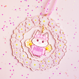 Limited Edition Sakura Festival Kitty Acrylic Decoration