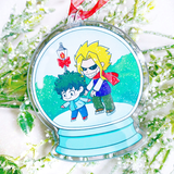 Skating With All Might Snow Globe Ornament *LAST CHANCE*