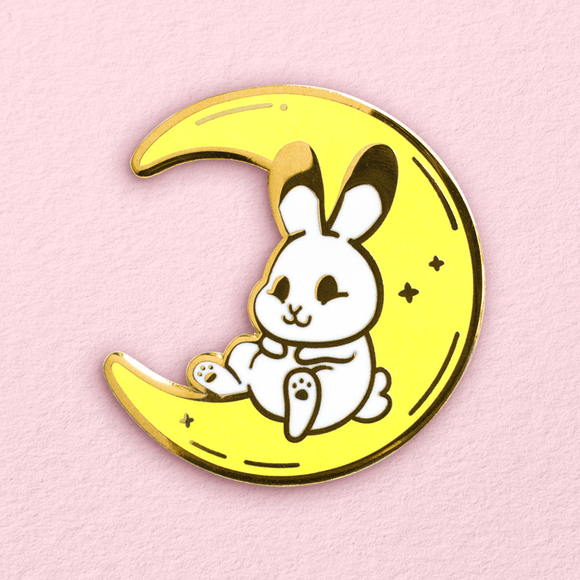 Moon Bunny Pin (B Grade)