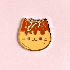 Takoyaki Cat Pin