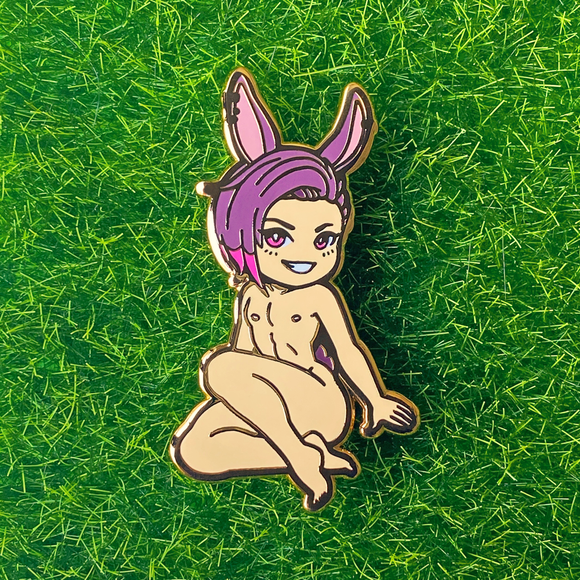 Thistle Bunny Boy Pin